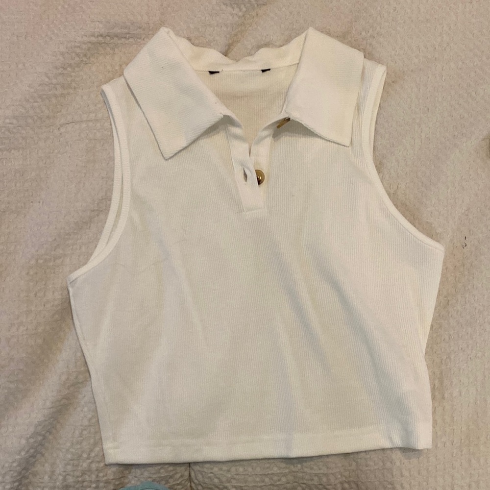 White tank top
